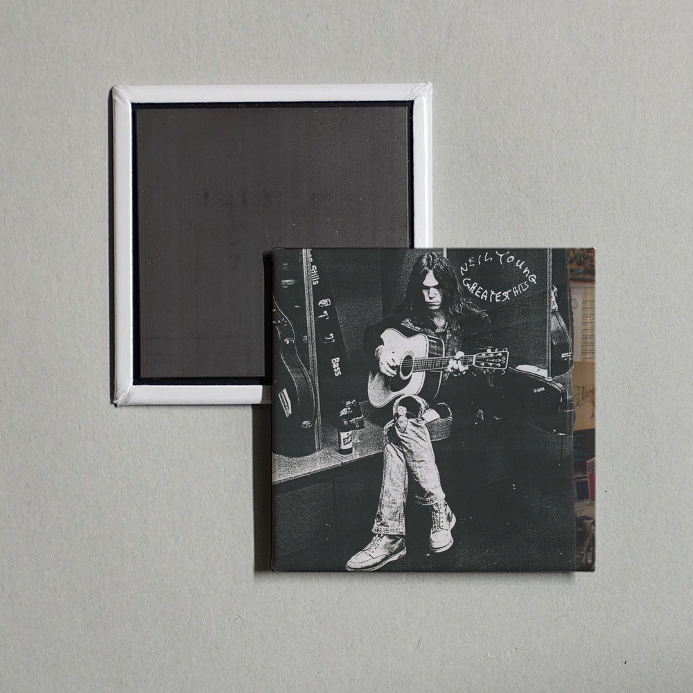 Neil Young - Greatest Hits Album Cover Fridge Magnet