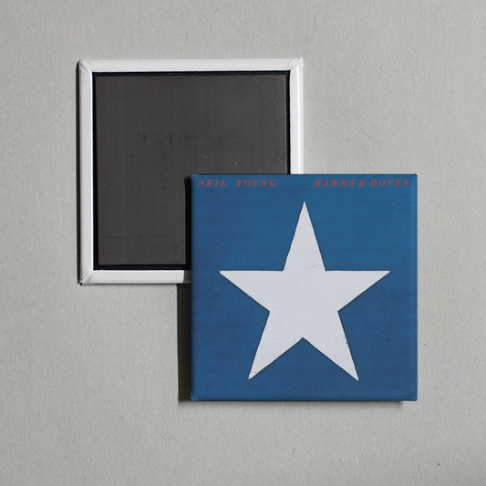 Neil Young - Hawks & Doves (2003 Remaster) Album Cover Fridge Magnet