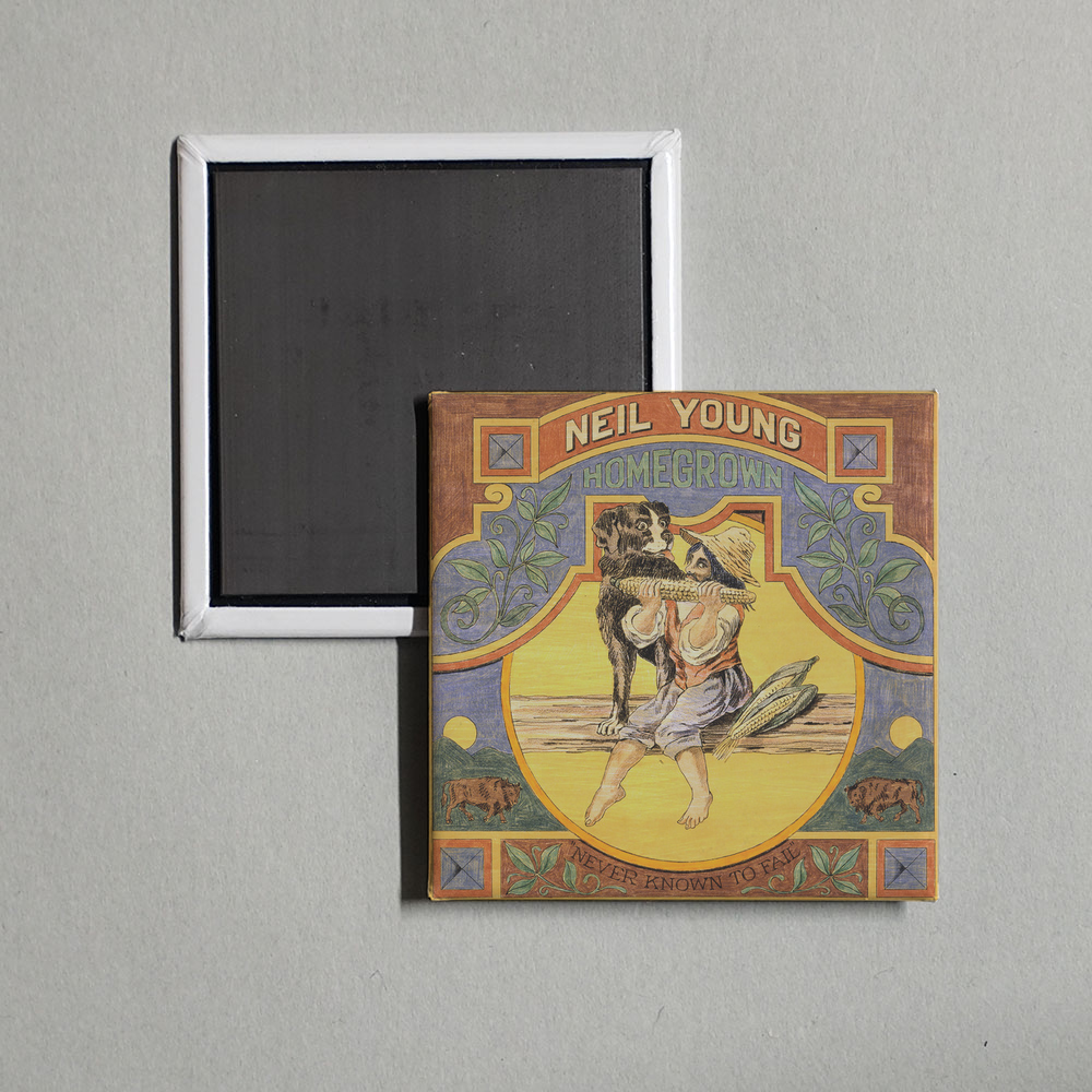 Neil Young - Homegrown Album Cover Fridge Magnet