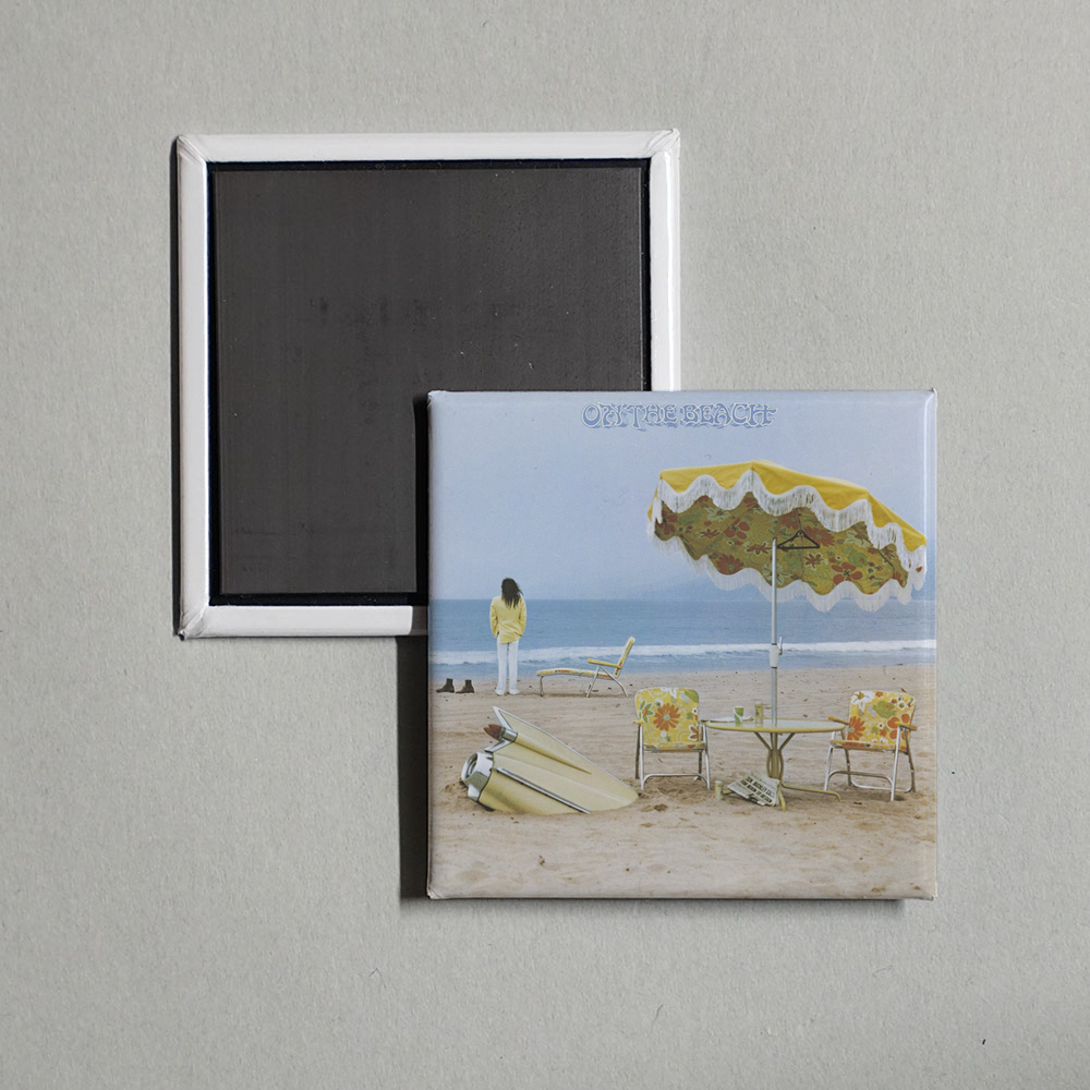 Neil Young - On the Beach Album Cover Fridge Magnet
