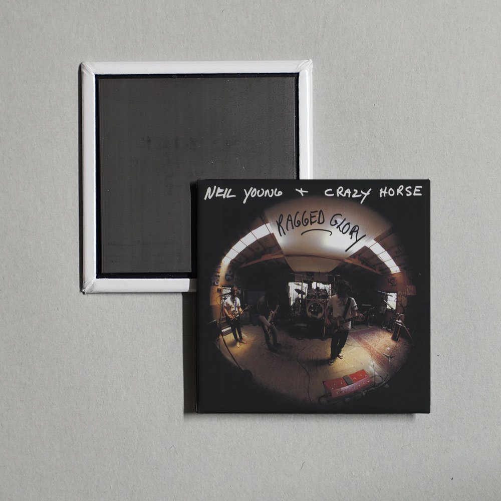 Neil Young - Ragged Glory Album Cover Fridge Magnet