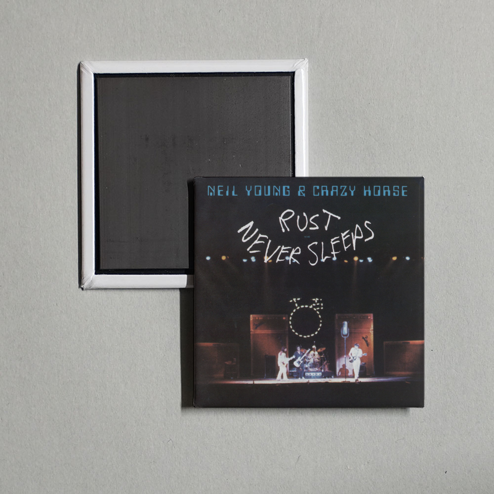 Neil Young - Rust Never Sleeps Album Cover Fridge Magnet