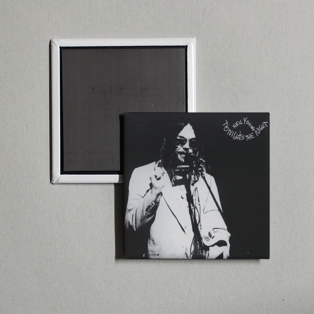 Neil Young - Tonight's the Night Album Cover Fridge Magnet
