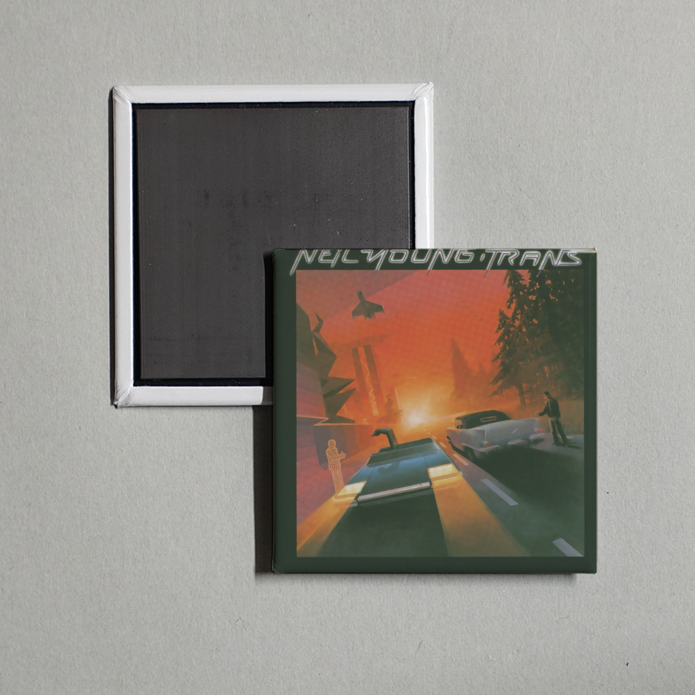 Neil Young - Trans Album Cover Fridge Magnet