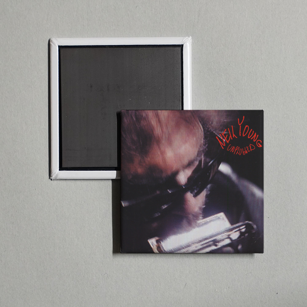 Neil Young - Unplugged Album Cover Fridge Magnet