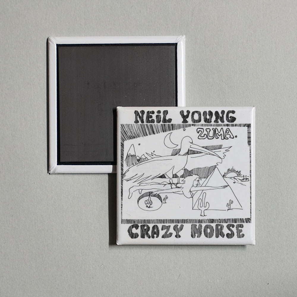 Neil Young - Zuma Album Cover Fridge Magnet