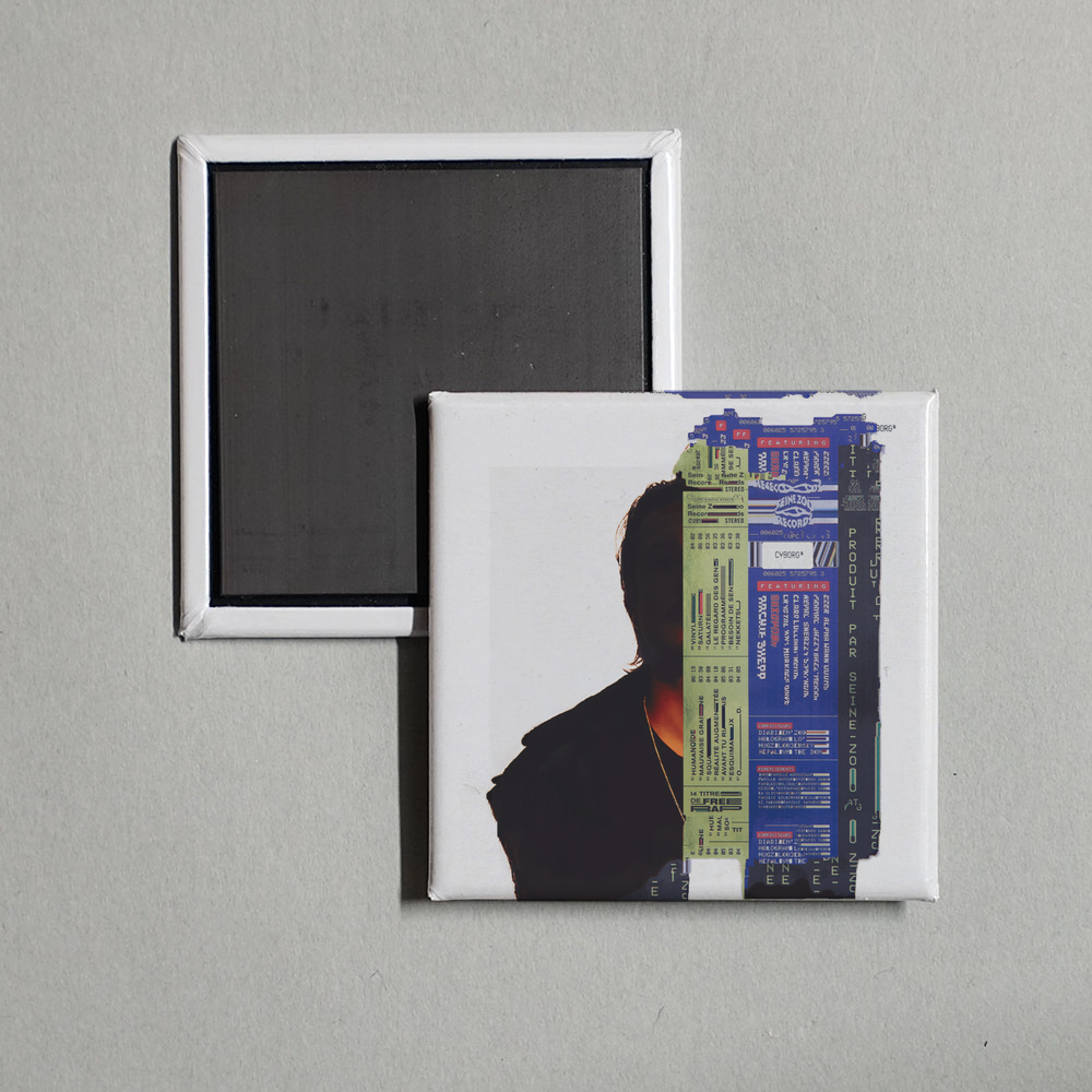 Nekfeu - Cyborg Album Cover Fridge Magnet