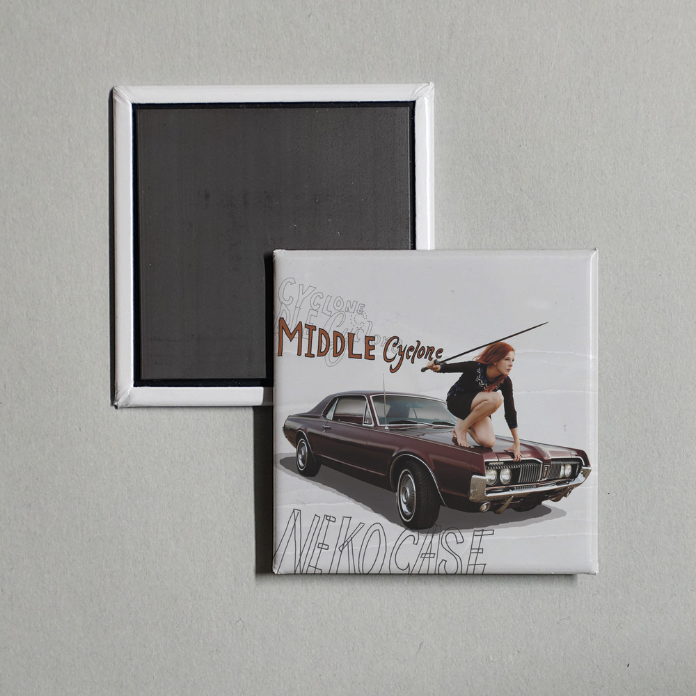 Neko Case - Middle Cyclone Album Cover Fridge Magnet
