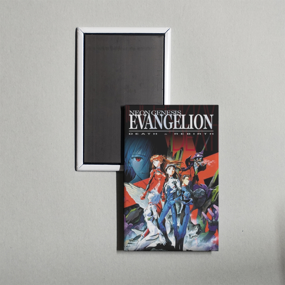 Neon Genesis Evangelion Death and Rebirth Mini Movie Fridge Magnet