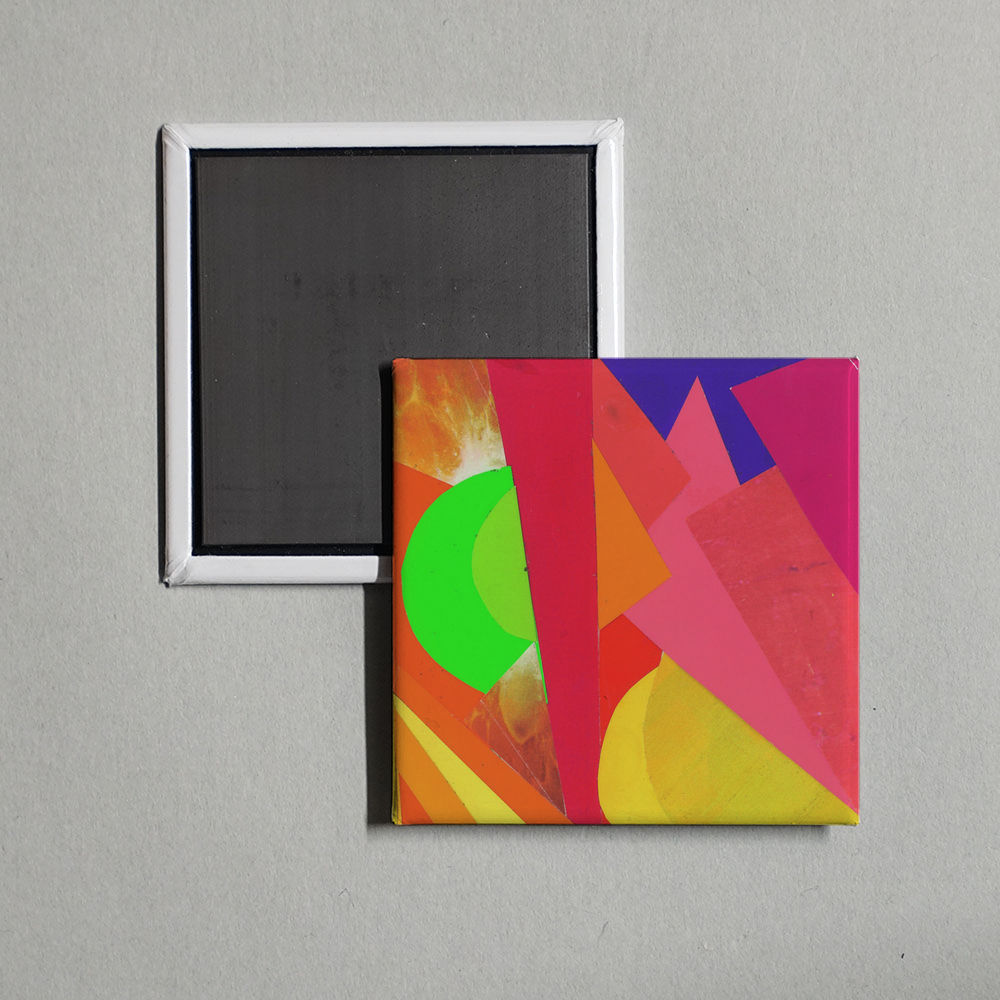 Neon Indian - Psychic Chasms Album Cover Fridge Magnet