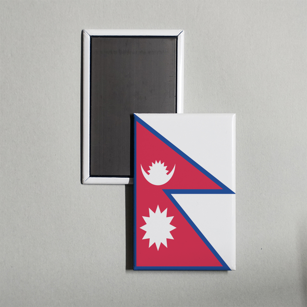 Nepal Flag Fridge Magnet
