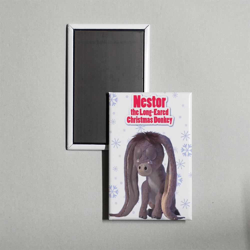 Nestor, the Long-Eared Christmas Donkey Mini Movie Fridge Magnet