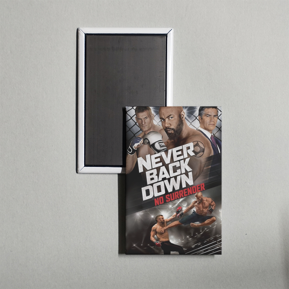 Never Back Down No Surrender Mini Movie Fridge Magnet