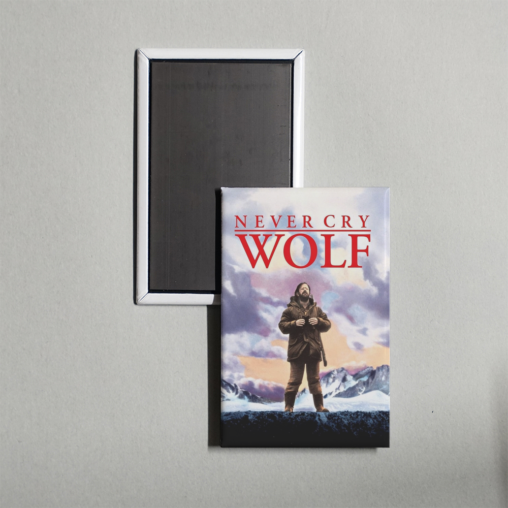Never Cry Wolf Mini Movie Fridge Magnet