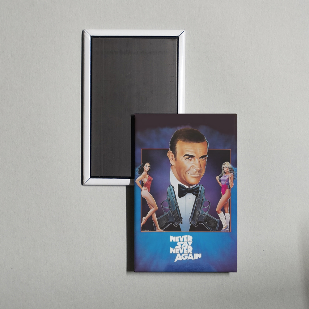 Never Say Never Again Mini Movie Fridge Magnet