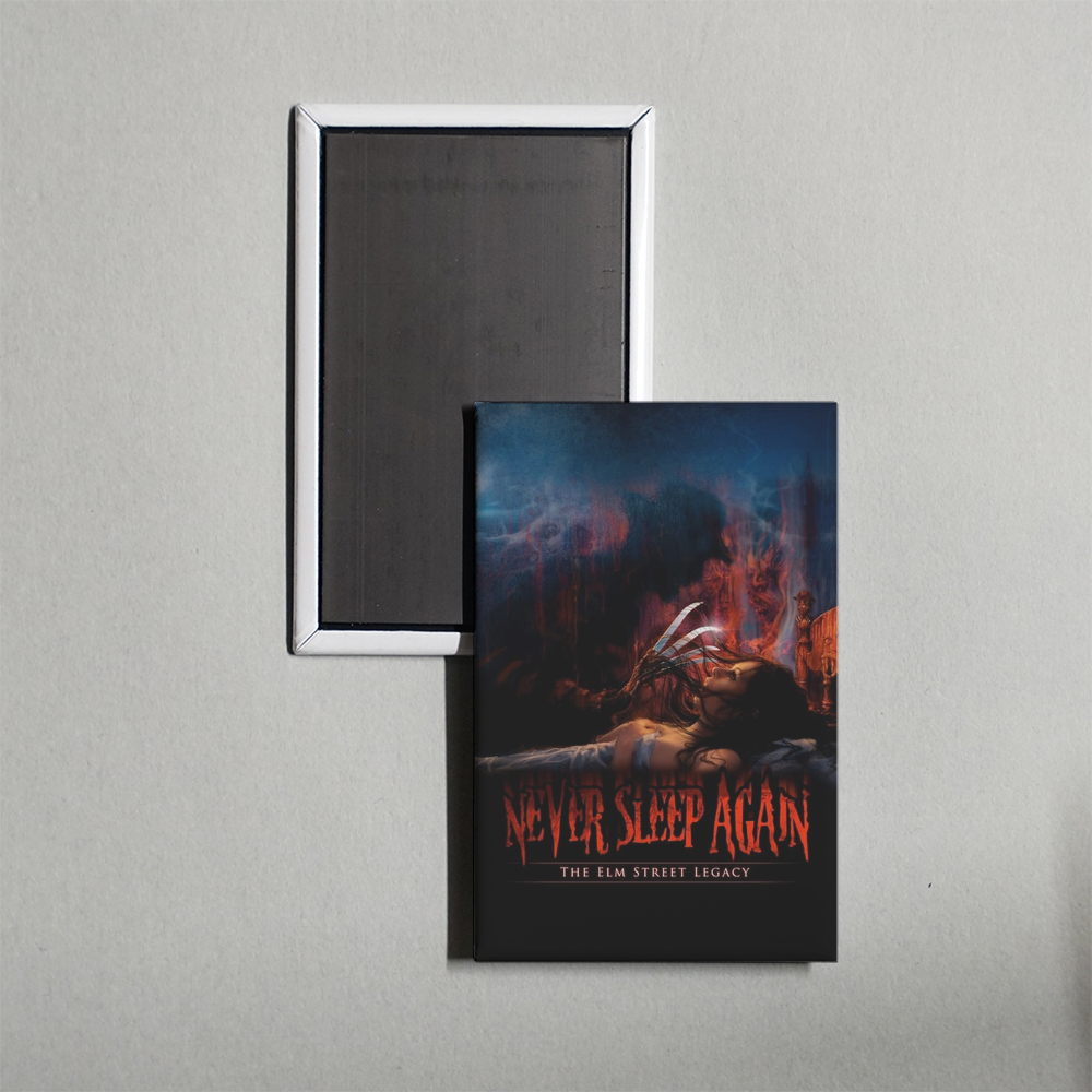 Never Sleep Again The Elm Street Legacy Mini Movie Fridge Magnet