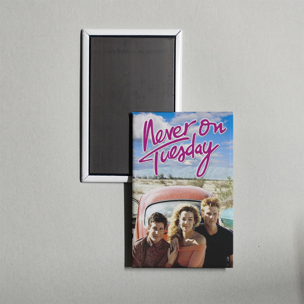 Never on Tuesday Mini Movie Fridge Magnet