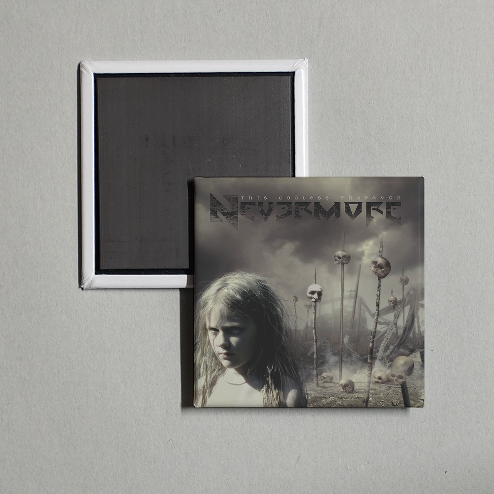 Nevermore - This Godless Endeavor Album Cover Fridge Magnet