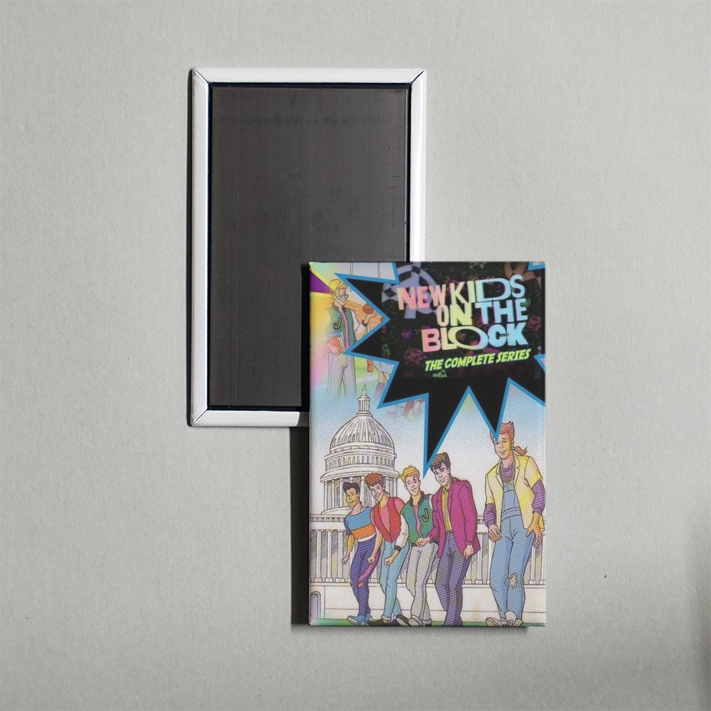 New Kids on the Block TV Show Fridge Magnet