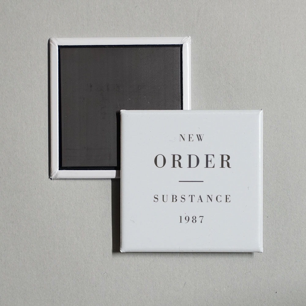 New Order - Substance Album Cover Fridge Magnet