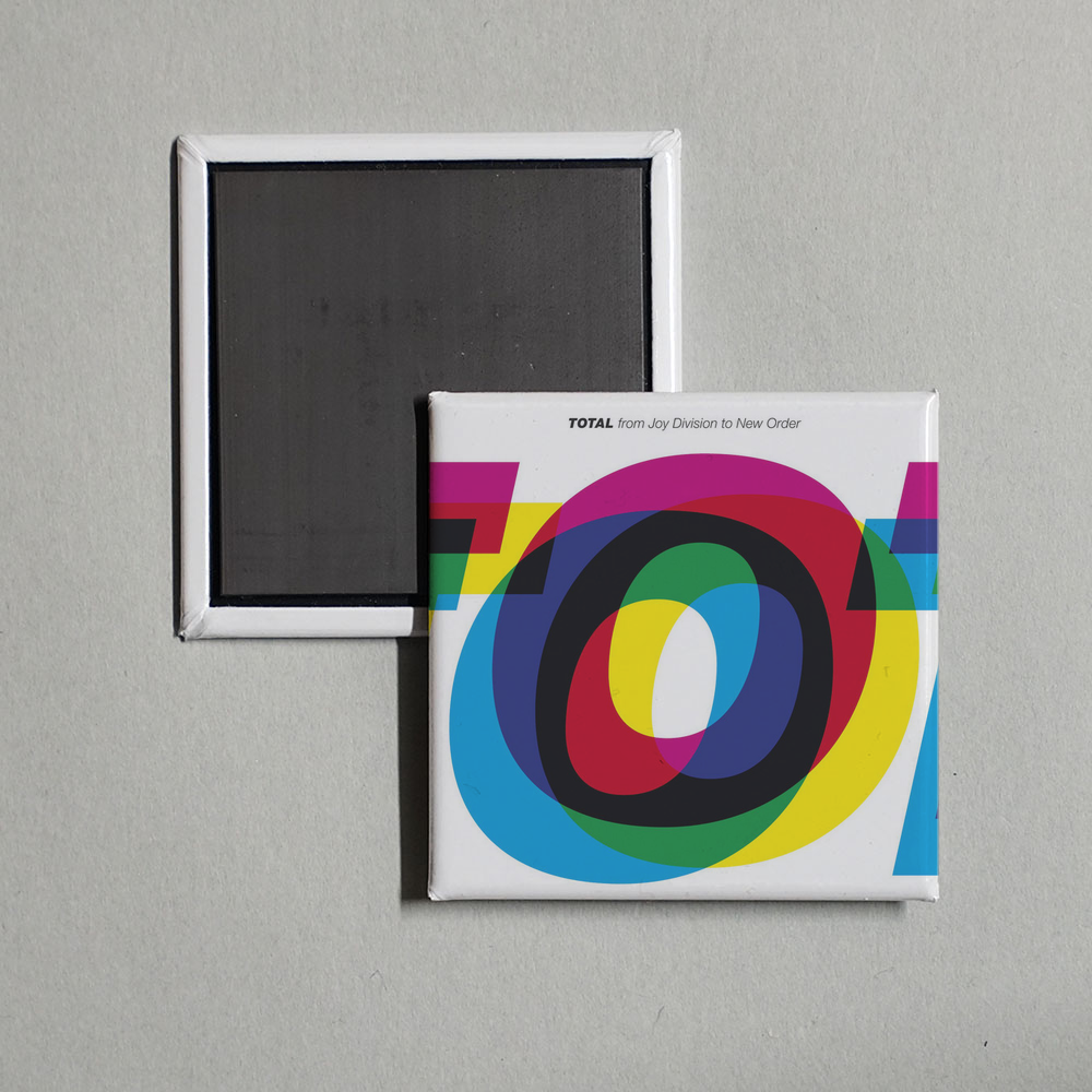 New Order - TOTAL Album Cover Fridge Magnet