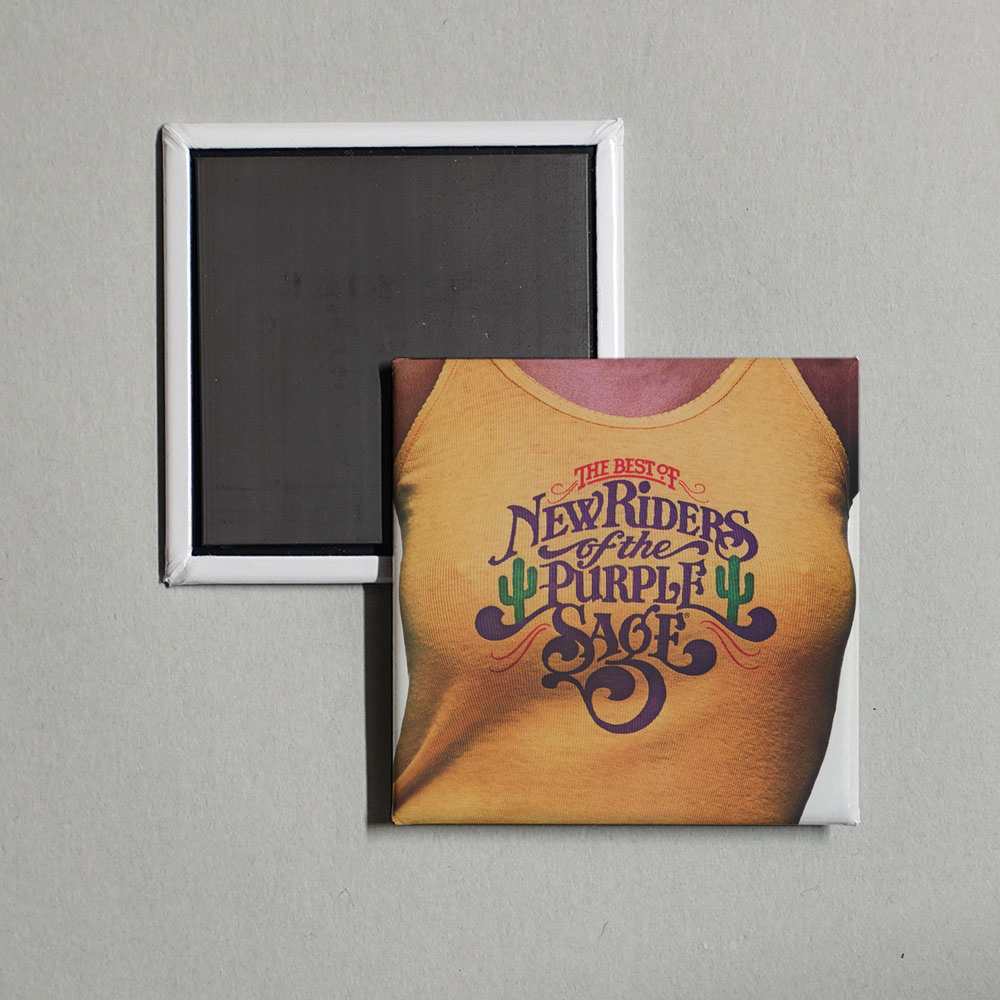 New Riders of the Purple Sage - The Best Of New Riders Of The Purple Sage Album Cover Fridge Magnet