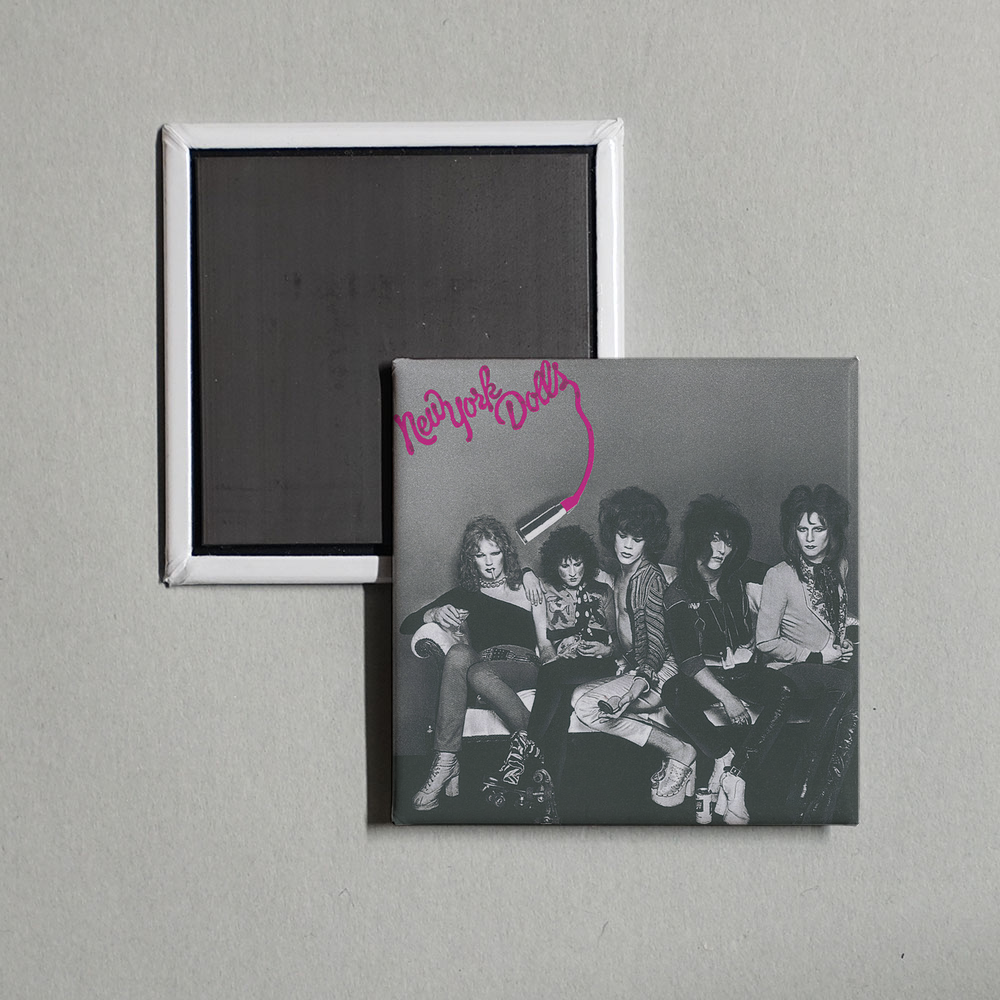 New York Dolls - New York Dolls Album Cover Fridge Magnet