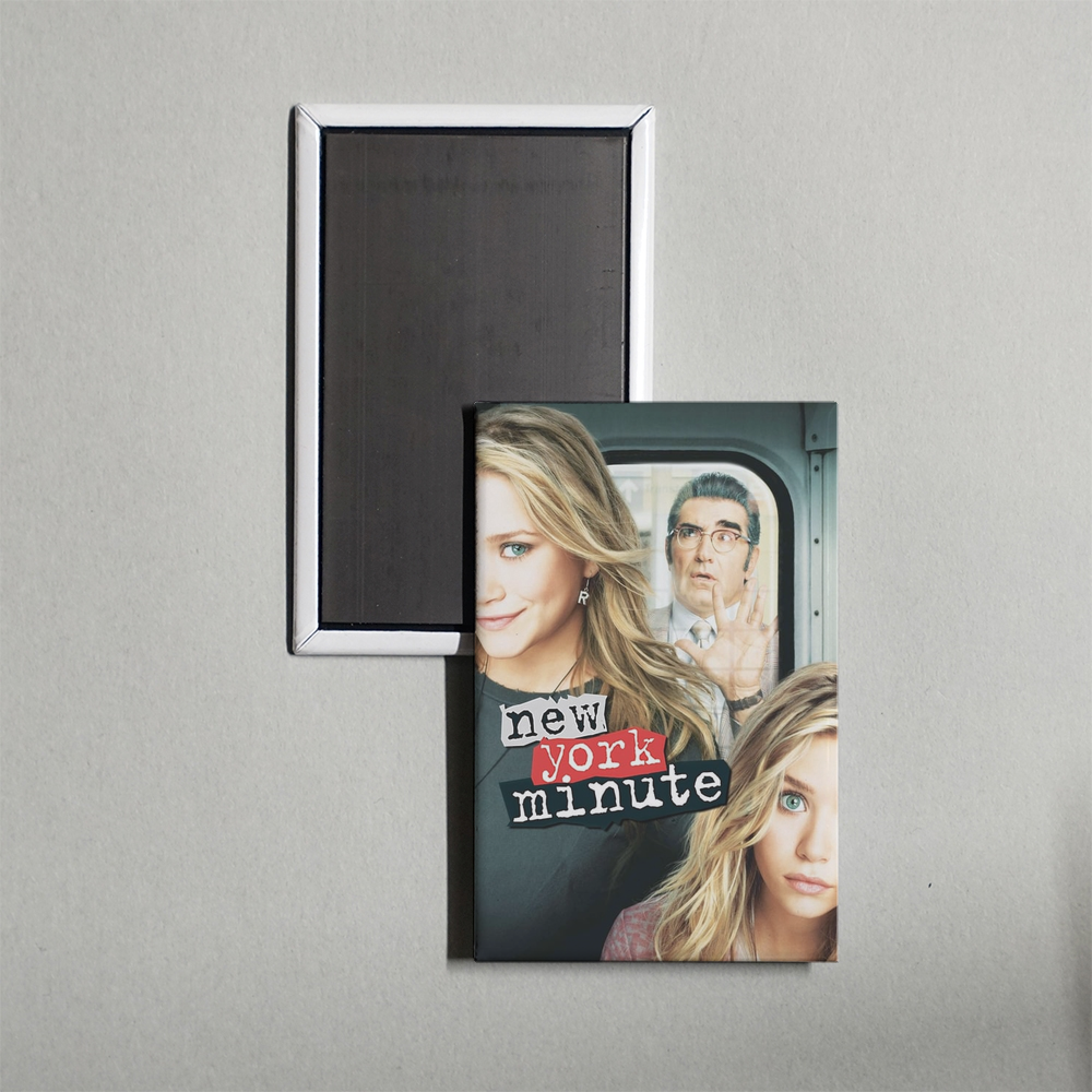 New York Minute Mini Movie Fridge Magnet