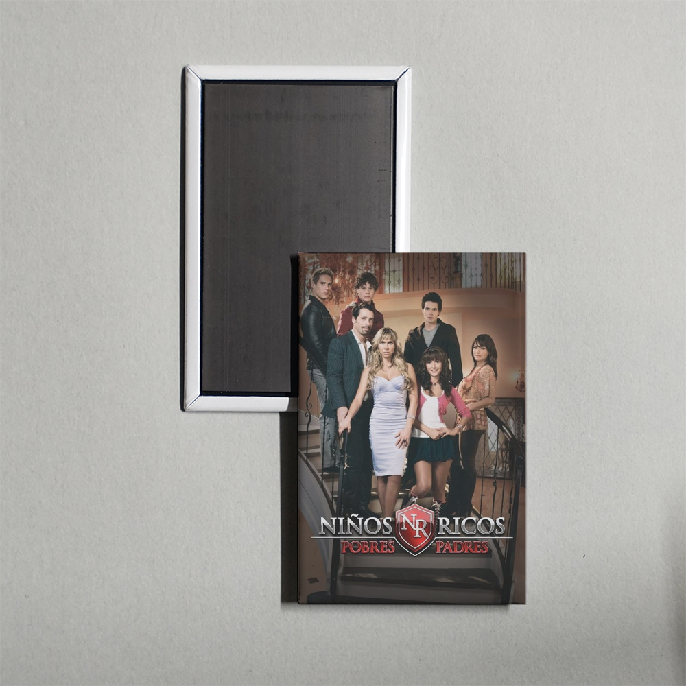 Niños Ricos, Pobres Padres TV Show Fridge Magnet