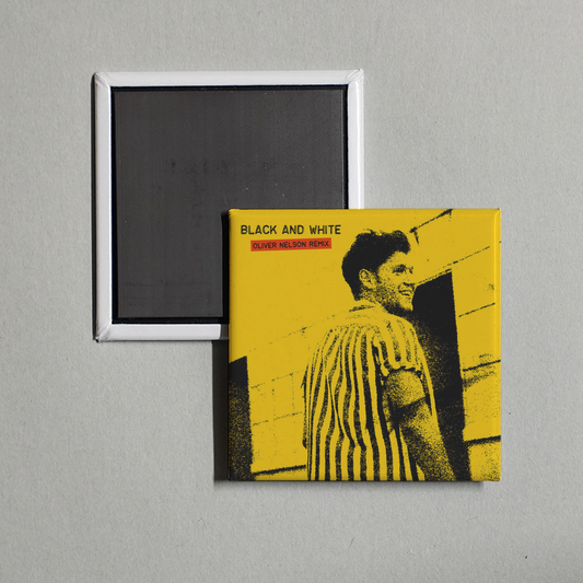 Niall Horan - Black And White (Oliver Nelson Remix) Album Cover Fridge Magnet