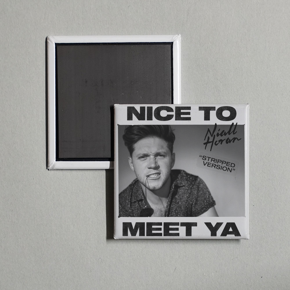 Niall Horan - Nice To Meet Ya (Stripped) Album Cover Fridge Magnet