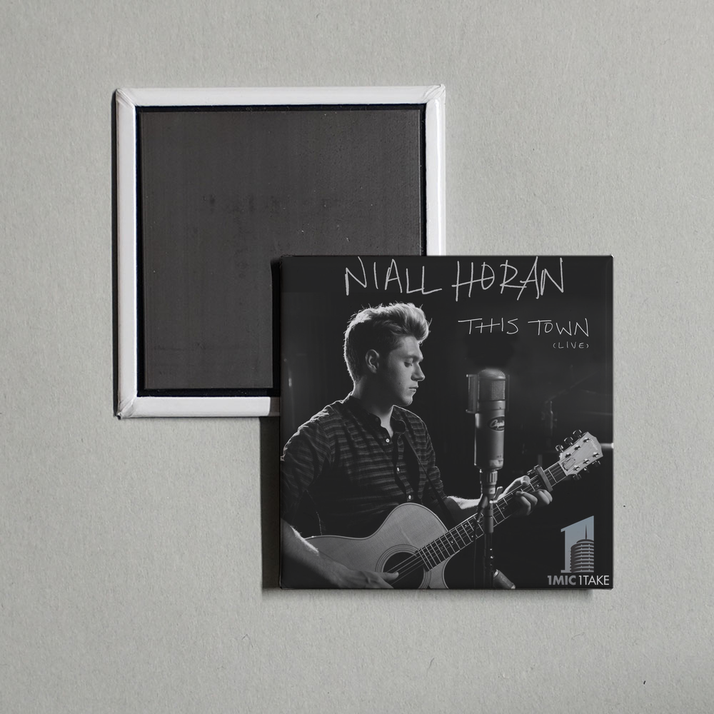 Niall Horan - This Town (Live, 1 Mic 1 Take) Album Cover Fridge Magnet