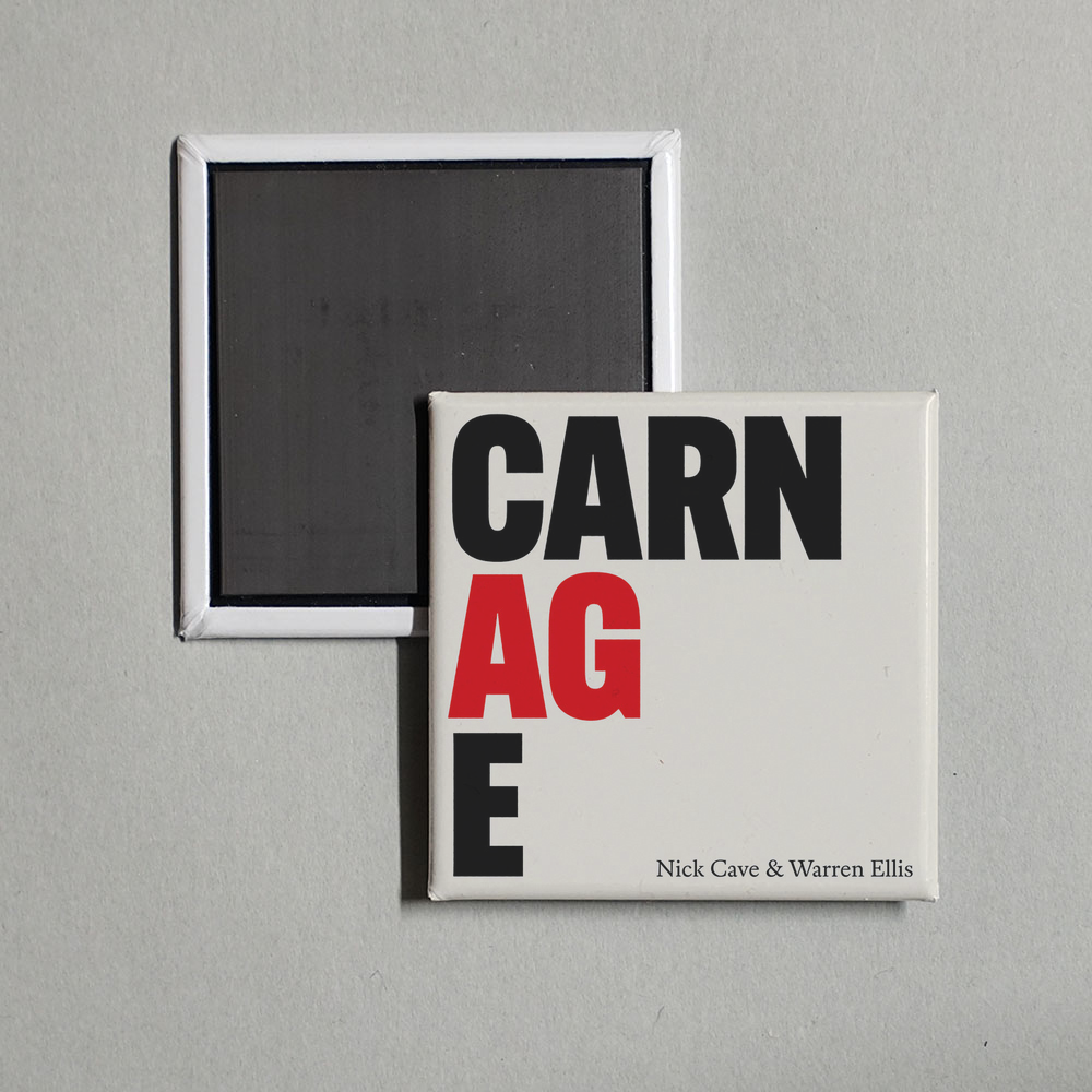 Nick Cave - CARNAGE Album Cover Fridge Magnet