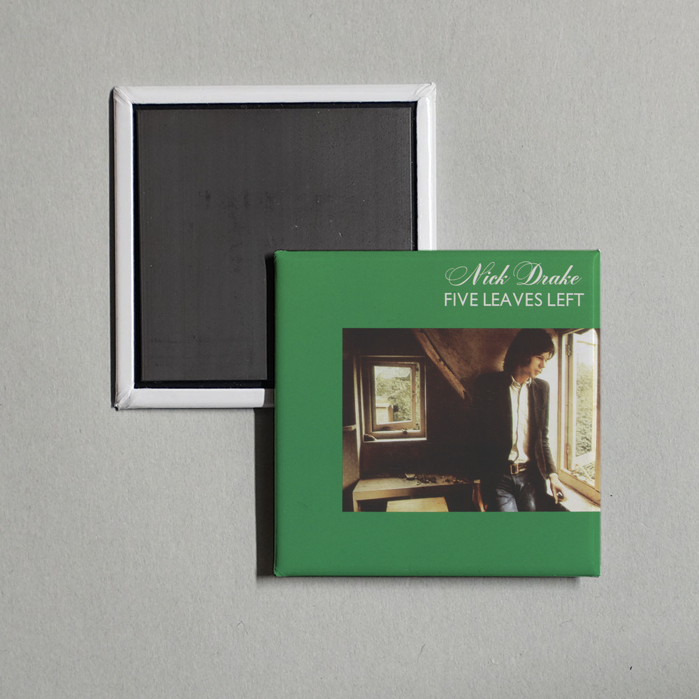 Nick Drake - Five Leaves Left Album Cover Fridge Magnet