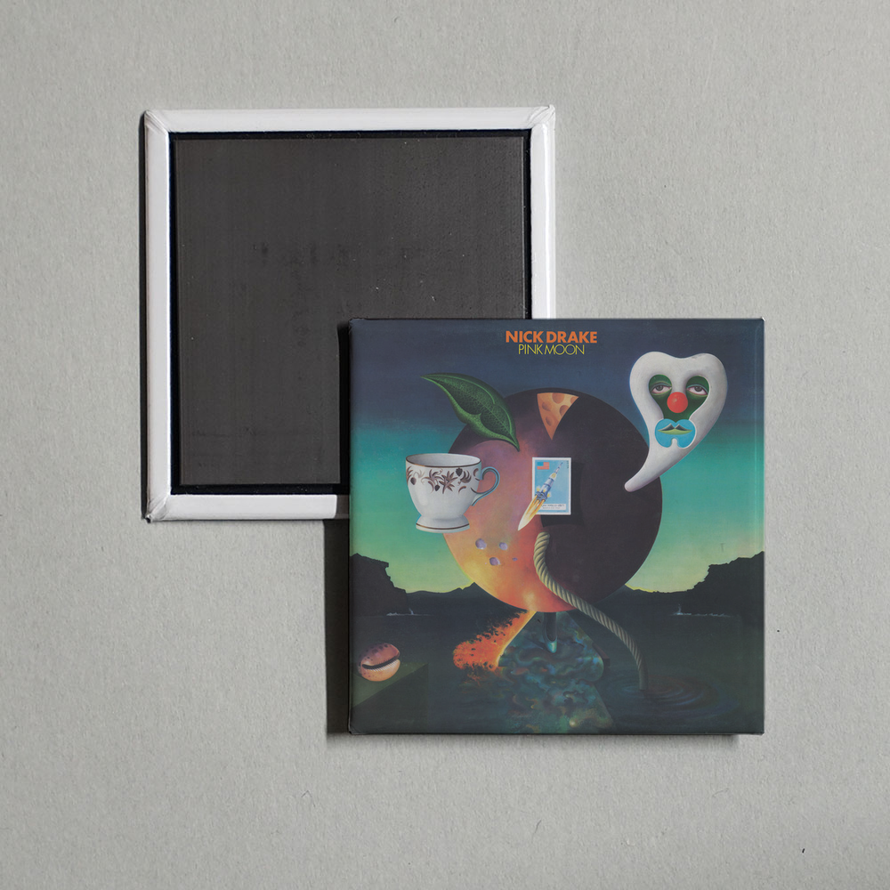 Nick Drake - Pink Moon Album Cover Fridge Magnet