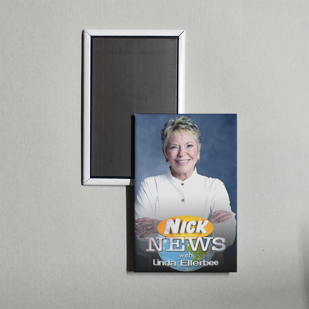 Nick News with Linda Ellerbee TV Show Fridge Magnet