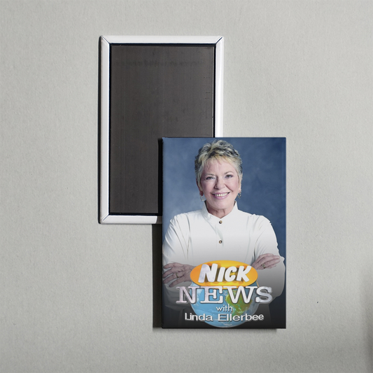 Nick News with Linda Ellerbee TV Show Fridge Magnet