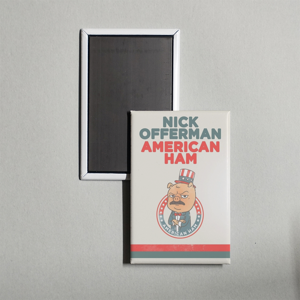 Nick Offerman American Ham Mini Movie Fridge Magnet