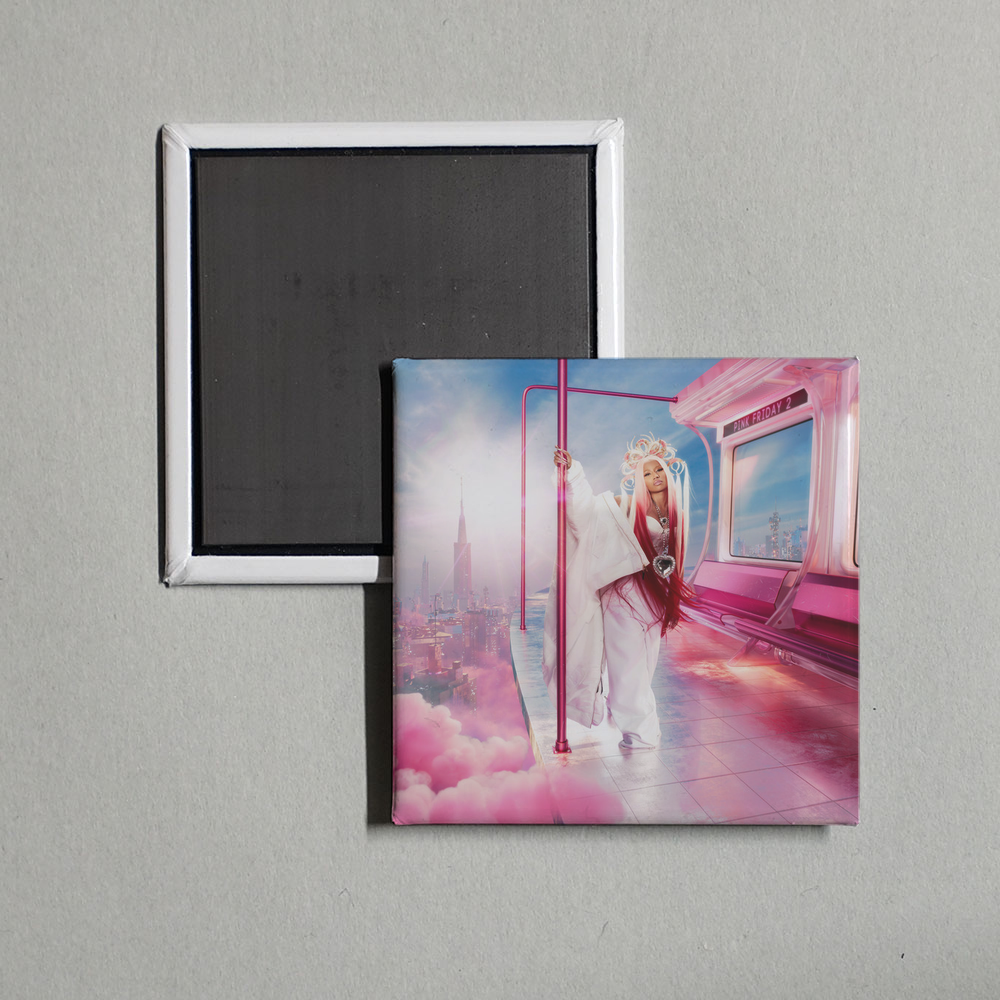 Nicki Minaj - Pink Friday 2 Album Cover Fridge Magnet