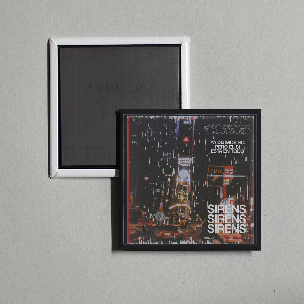 Nicolas Jaar - Sirens Album Cover Fridge Magnet