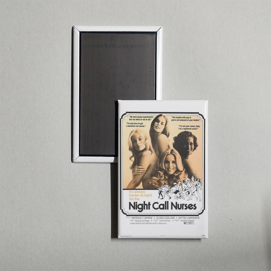 Night Call Nurses Mini Movie Fridge Magnet