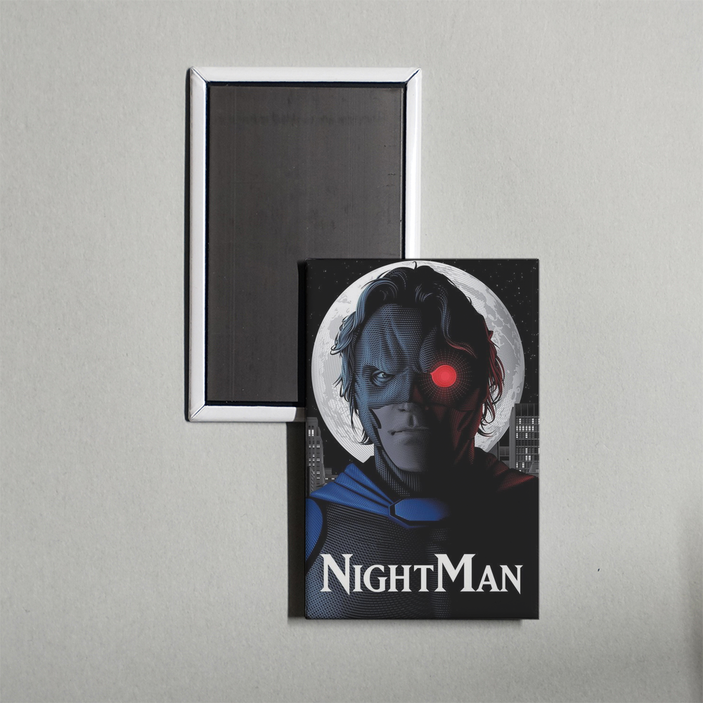 Night Man TV Show Fridge Magnet