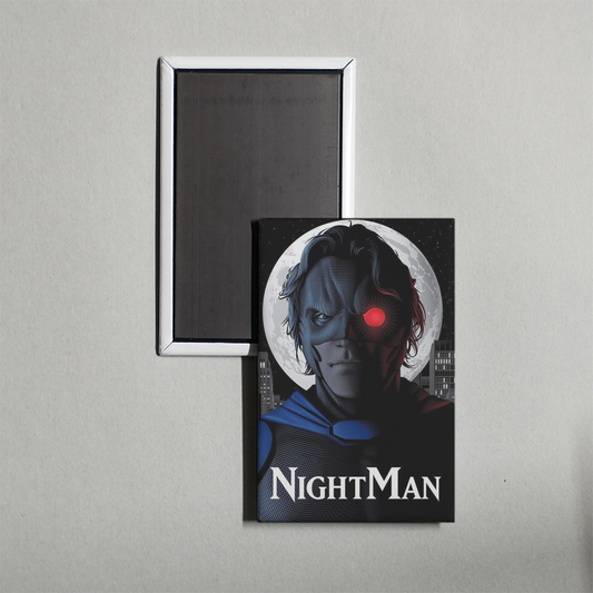 Night Man TV Show Fridge Magnet
