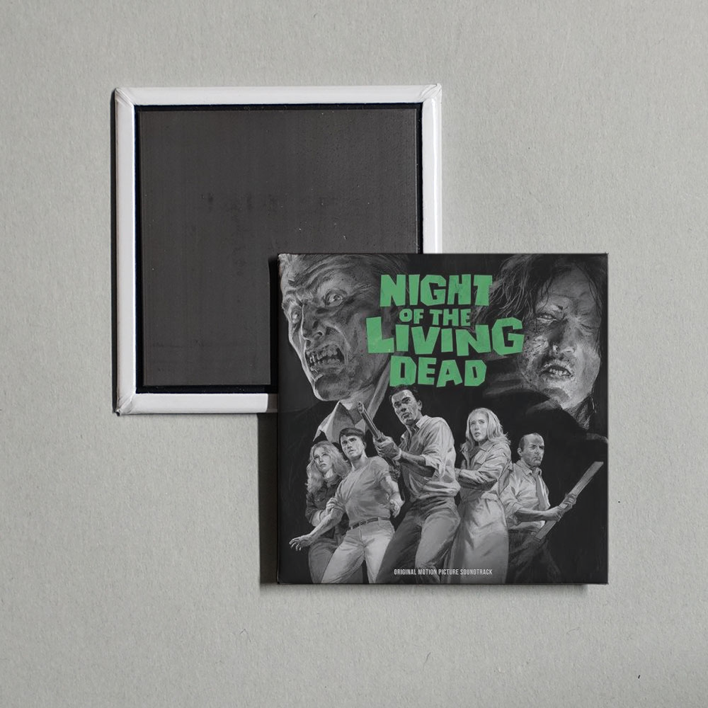 Night Of The Living Dead - Soundtrack Album Cover Fridge Magnet