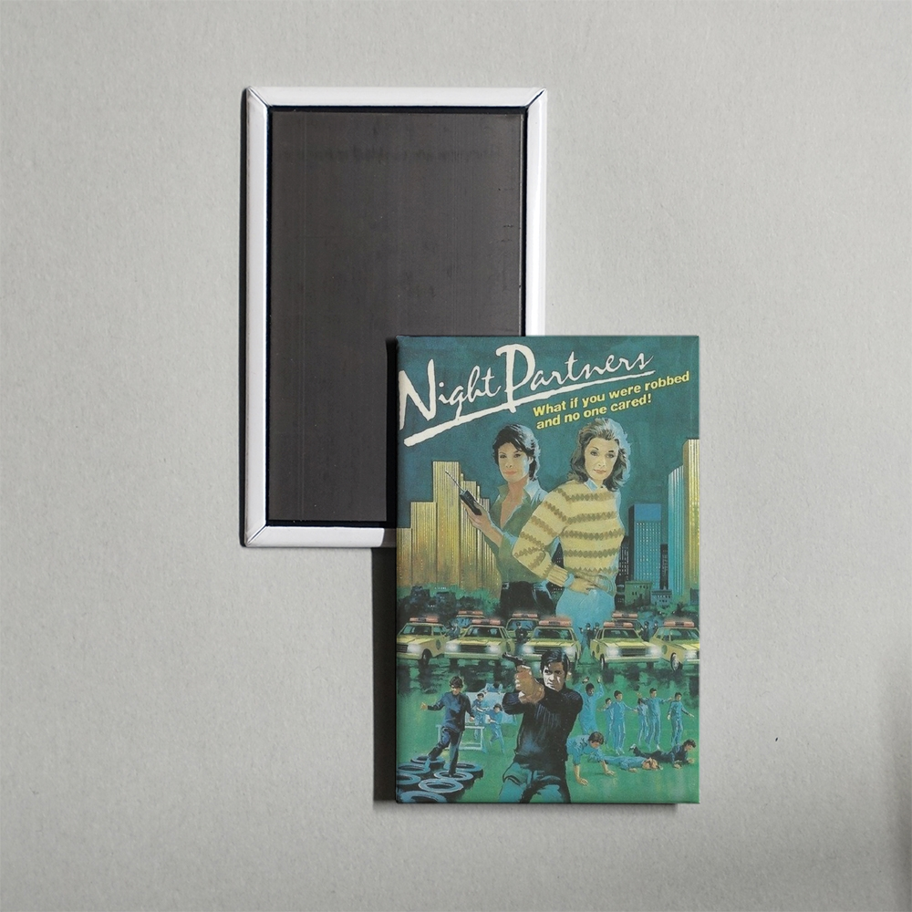 Night Partners Mini Movie Fridge Magnet
