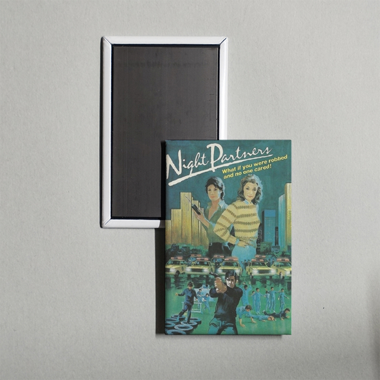 Night Partners Mini Movie Fridge Magnet