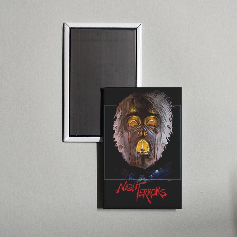 Night Terrors Mini Movie Fridge Magnet