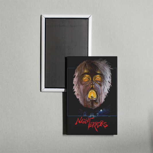 Night Terrors Mini Movie Fridge Magnet