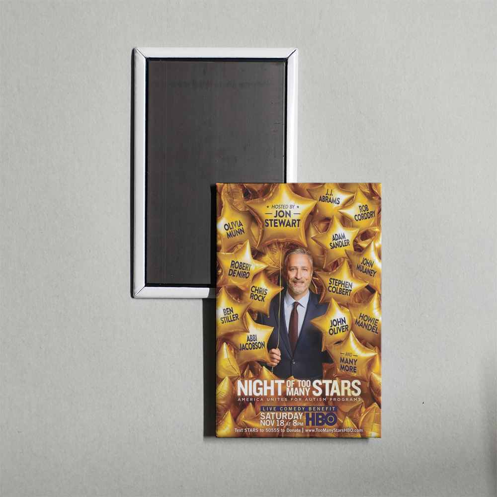 Night of Too Many Stars TV Show Fridge Magnet