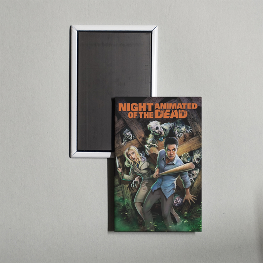 Night of the Animated Dead Mini Movie Fridge Magnet
